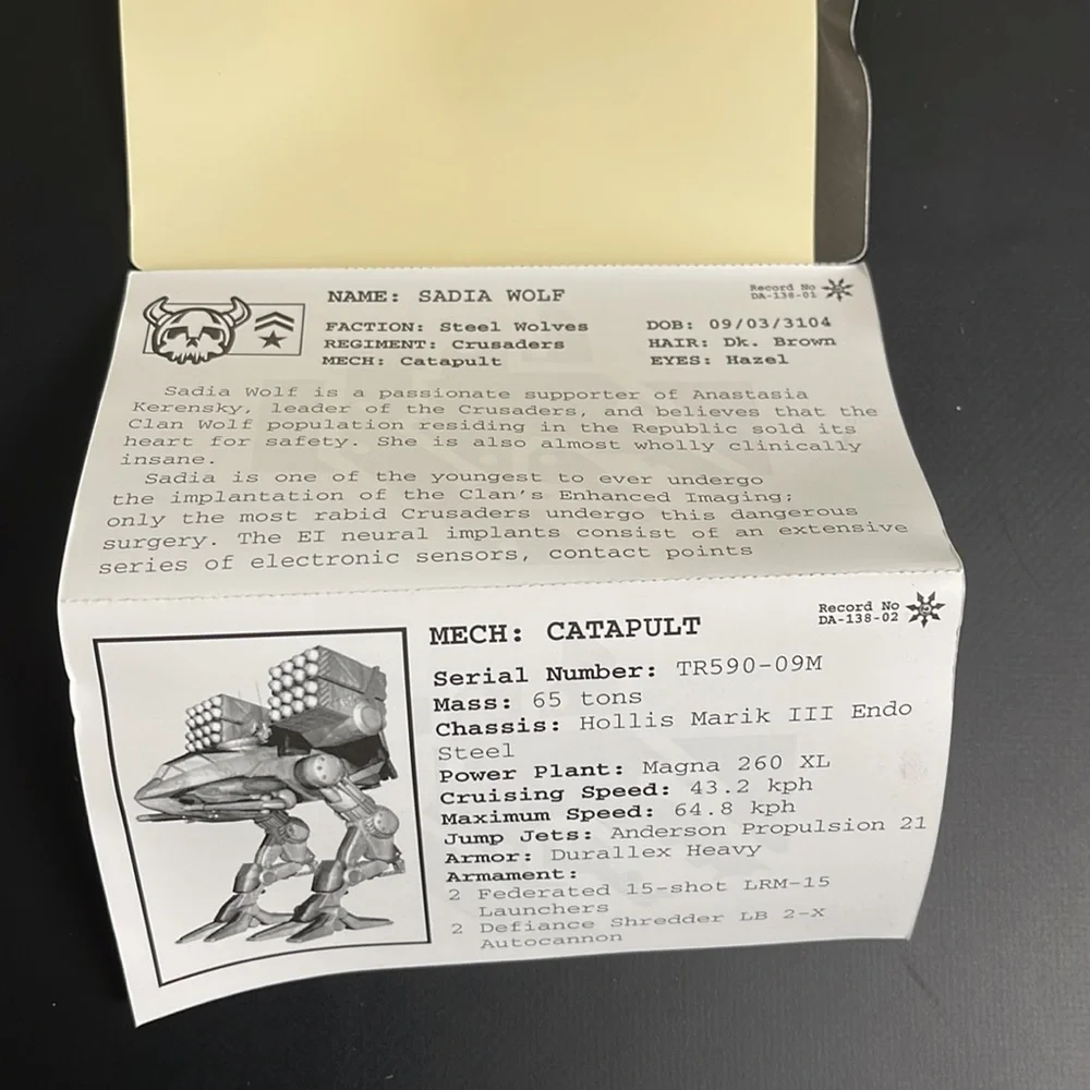 wizkids mechwarrior figure
